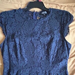 Merokeety Lace Accent Formal Dress